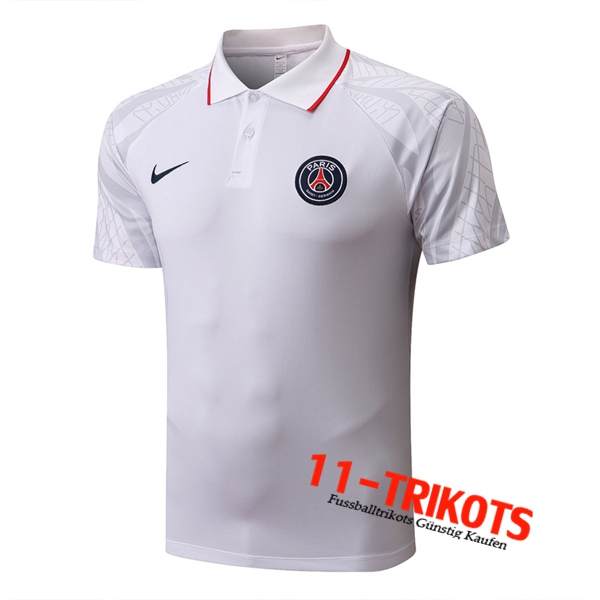 PSG Poloshirt Weiß 2022/2023