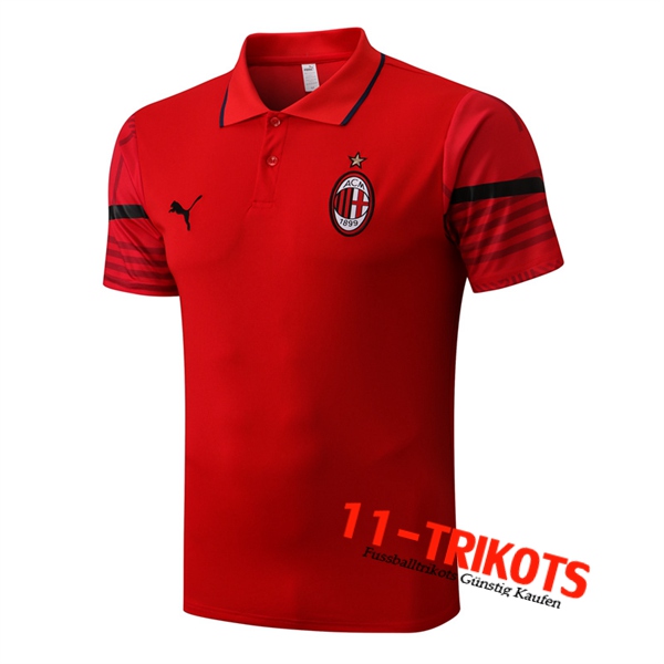 AC Milan Poloshirt Rot 2022/2023
