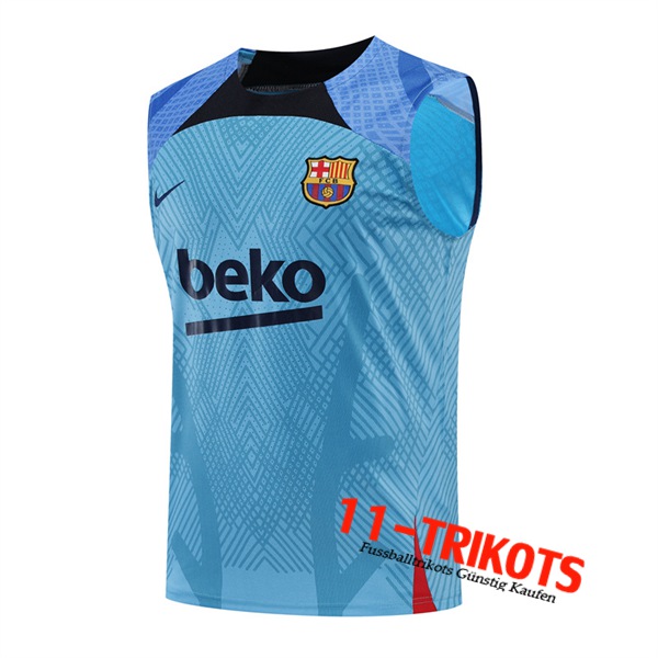 FC Barcelona Trainings-Tanktop Blau 2022/2023