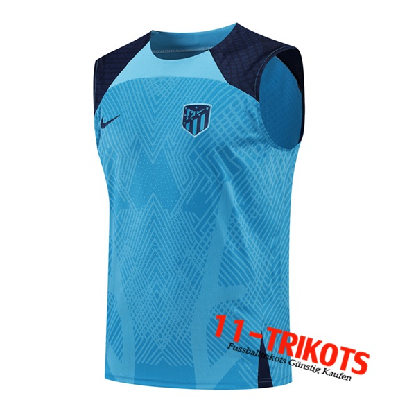 Atletico Madrid Trainings-Tanktop Blau 2022/2023