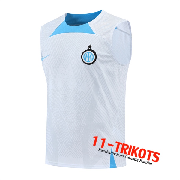 Inter Milan Trainings-Tanktop Weiß 2022/2023