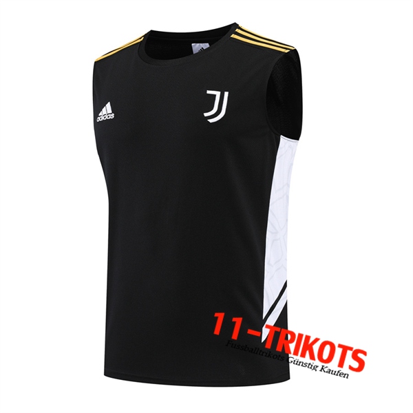 Juventus Trainings-Tanktop Schwarz 2022/2023