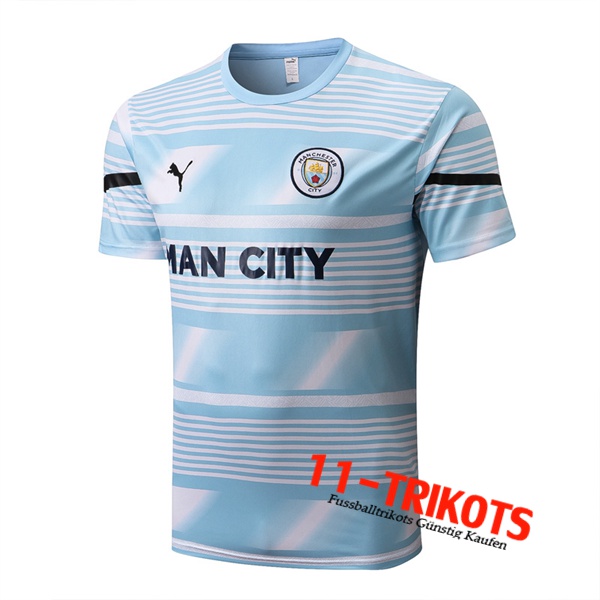 Manchester City Trainingstrikot Blau/Weiß 2022/2023