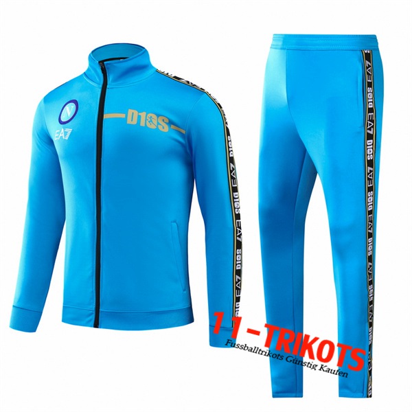 SSC Neapel Trainingsanzug - jacke Blau 2022/2023