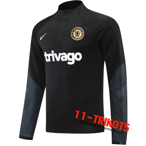 FC Chelsea Training Sweatshirt Schwarz 2022/2023