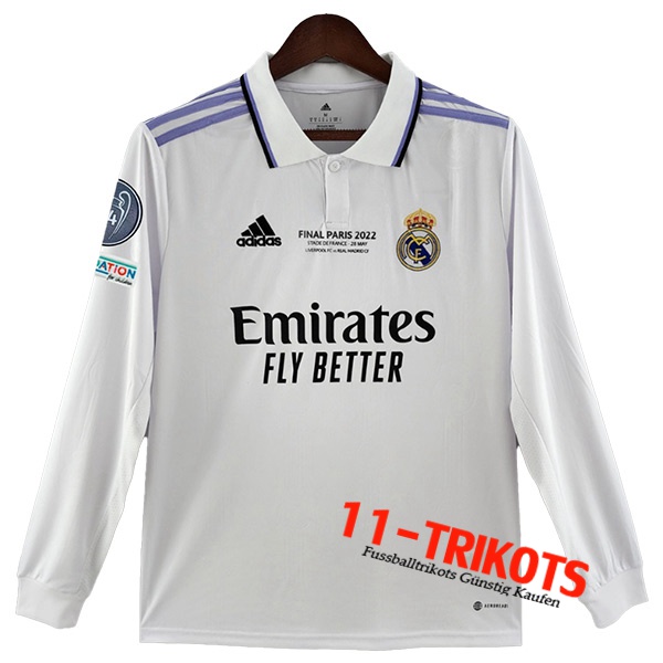 Real Madrid 14 Champions Edition Heimtrikot Langarm 2022/2023