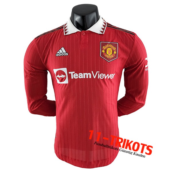 Manchester United Heimtrikot Langarm 2022/2023