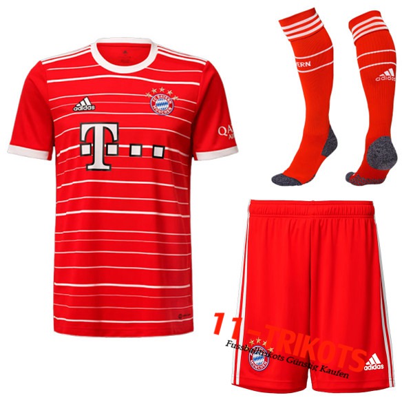 Bayern München Heimtrikot (Shorts + Socken) 2022/2023
