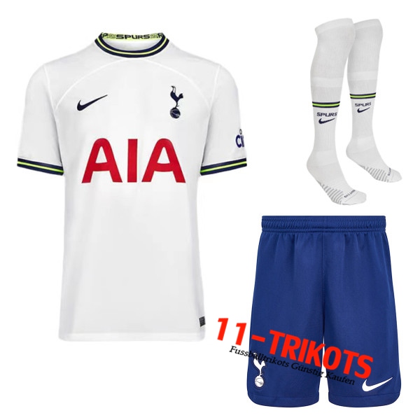 Tottenham Hotspurs Heimtrikot (Shorts + Socken) 2022/2023
