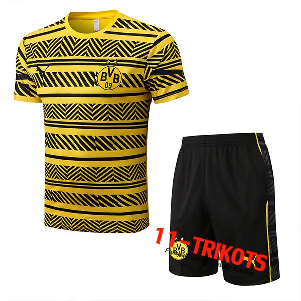 Dortmund Trainingstrikot + Shorts Gelb/Schwarz 2022/2023