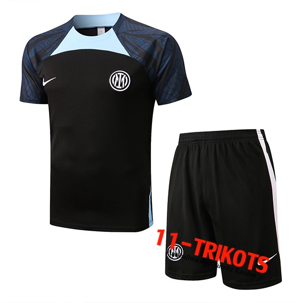 Inter Milan Trainingstrikot + Shorts Schwarz 2022/2023