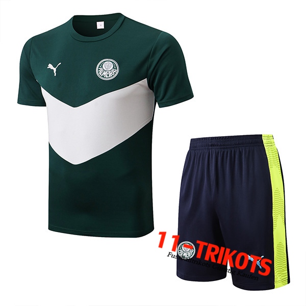 Palmeiras Trainingstrikot + Shorts Grün/Weiß 2022/2023