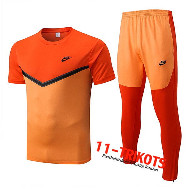 Nike Trainingstrikot + Hose Orange 2022/2023