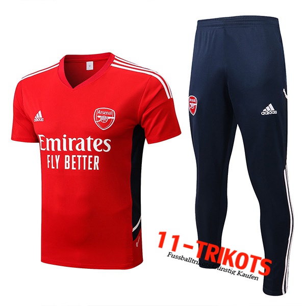 Arsenal Trainingstrikot + Hose Rot 2022/2023