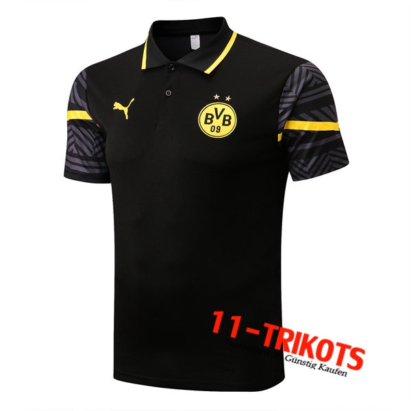 Dortmund BVB Poloshirt Schwarz 2022/2023