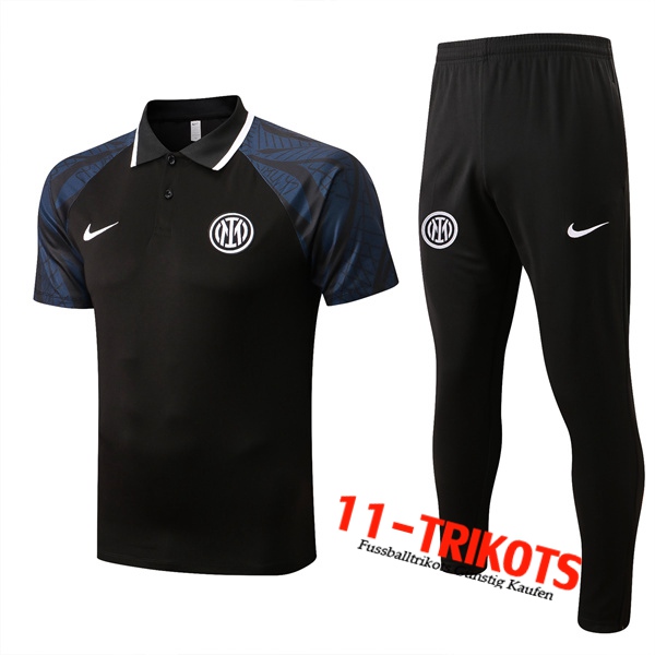 Inter Milan Poloshirt Schwarz 2022/2023