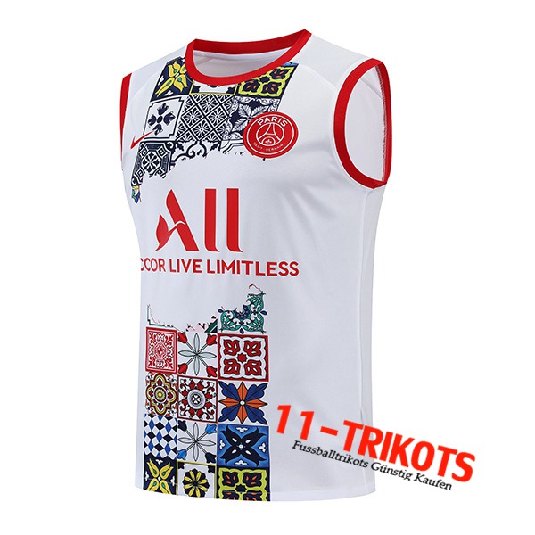 Jordan PSG Trainings-Tanktop Rot 2022/2023