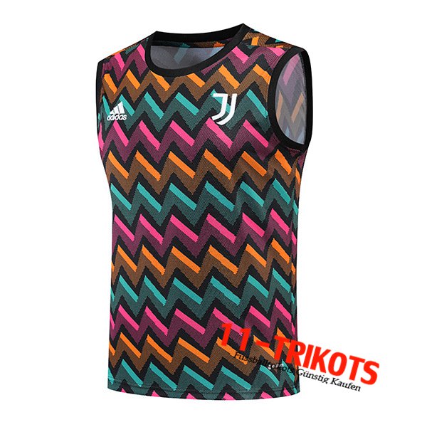 Juventus Trainings-Tanktop Clair/Orange/Rosa 2022/2023