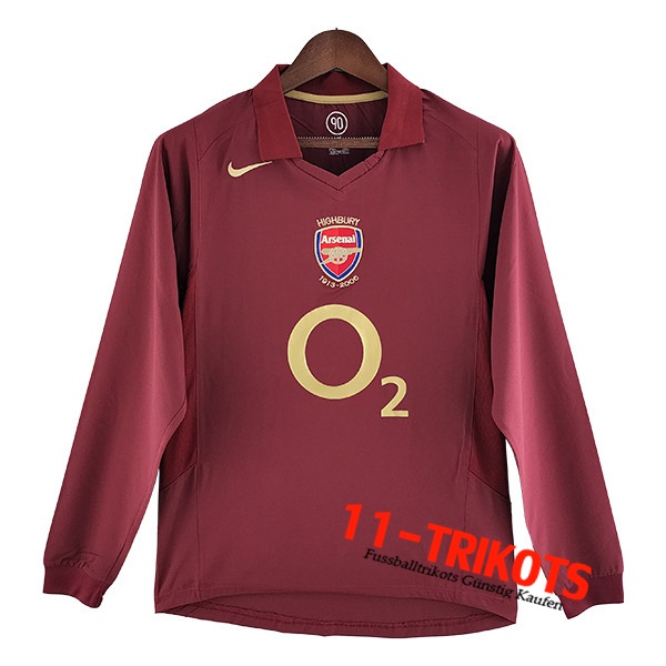 Arsenal Retro Heimtrikot Langarm 2005/2006