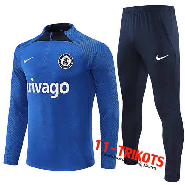 FC Chelsea Trainingsanzug Blau/Schwarz 2022/2023