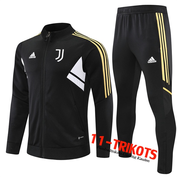 Juventus Trainingsanzug - jacke Schwarz/Weiß 2022/2023