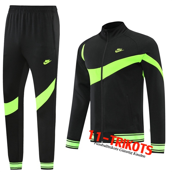 Nike Trainingsanzug - jacke Schwarz/Grün 2022/2023