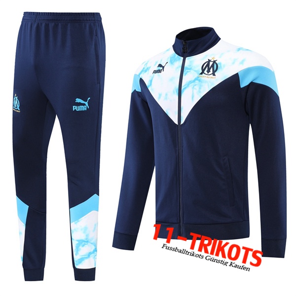 Marseille OM Trainingsanzug - jacke Navy blau 2022/2023