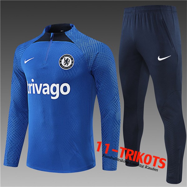 FC Chelsea Trainingsanzug Kinder Blau/Schwarz 2022/2023