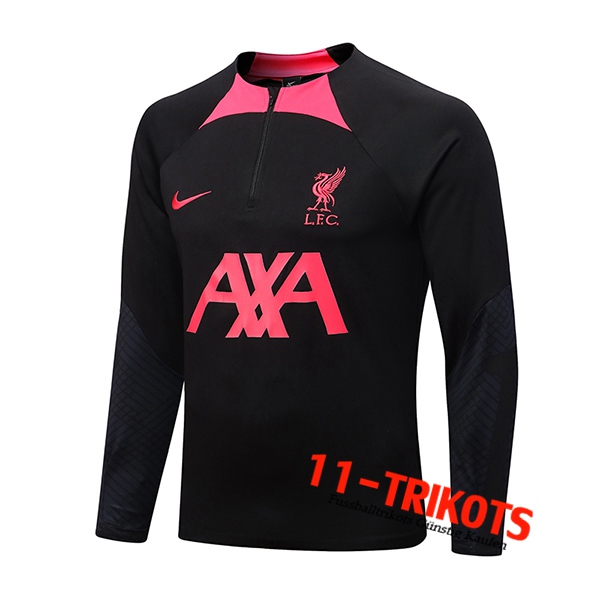 FC Liverpool Training Sweatshirt Schwarz/Rosa 2022/2023