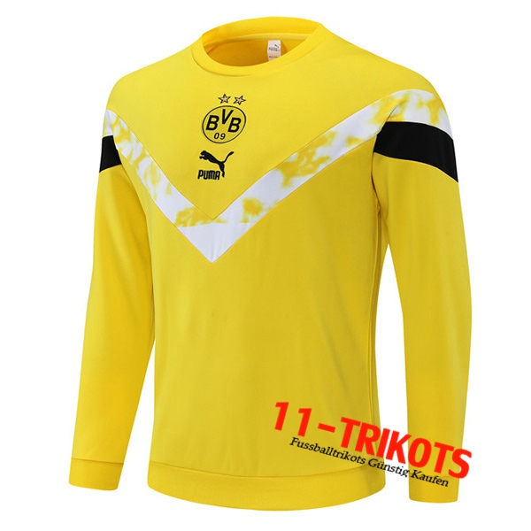 Dortmund BVB Training Sweatshirt Gelb/Weiß 2022/2023