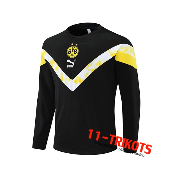 Dortmund BVB Training Sweatshirt Schwarz/Weiß 2022/2023