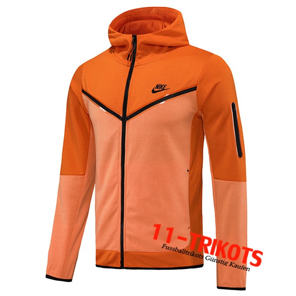 Nike Trainingsjacke Mit Kapuze Orange 2022/2023
