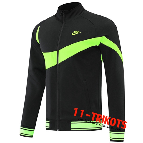 Nike Trainingsjacke Schwarz/Grün 2022/2023