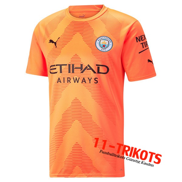 Neues Manchester City Fussball Trikots Torhuter 2022/2023