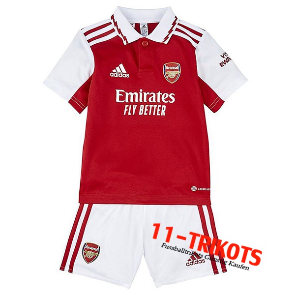 Neues Arsenal Kinder Heimtrikot 2022/2023