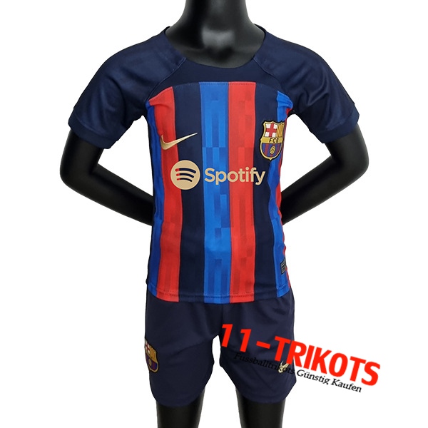 Neues FC Barcelona Kinder Heimtrikot 2022/2023