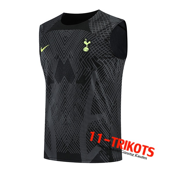 Tottenham Hotspur Trainings-Tanktop Grau/Schwarz 2022/2023