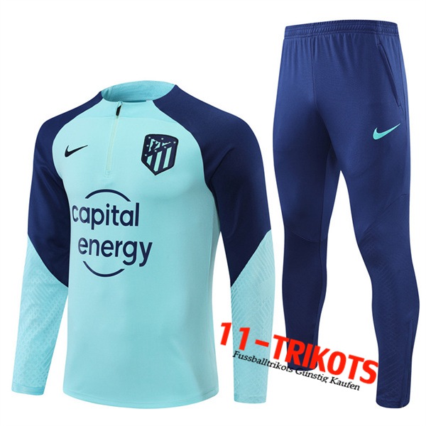 Atletico Madrid Trainingsanzug Hellblau 2022/2023