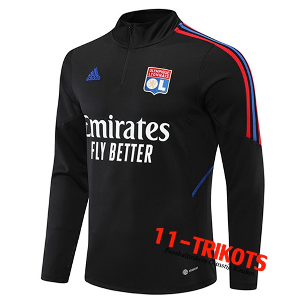 Lyon Training Sweatshirt Schwarz 2022/2023