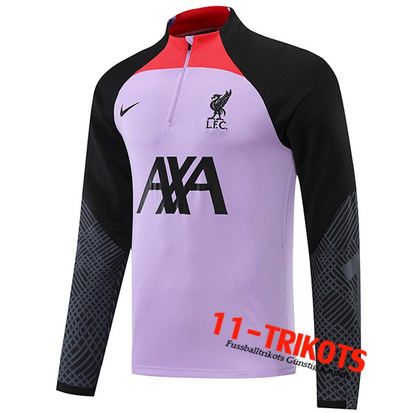 FC Liverpool Training Sweatshirt lila/Schwarz 2022/2023