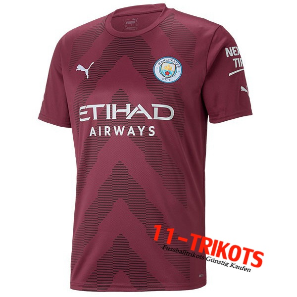 Neues Manchester City Fussball Trikots Braun Torhuter 2022/2023