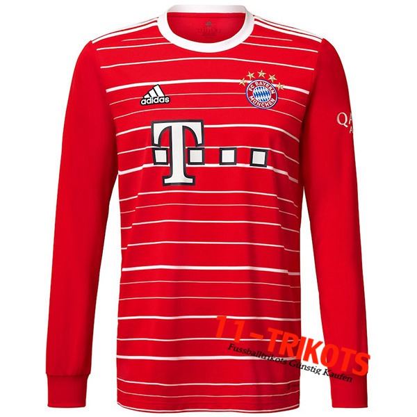 Neues Bayern München Langarm Heimtrikot 2022/2023