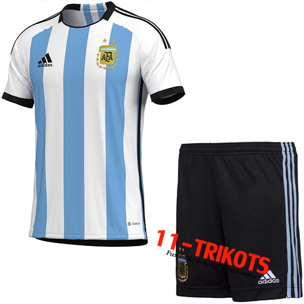 Argentinien Kinder Heimtrikot 2022/2023