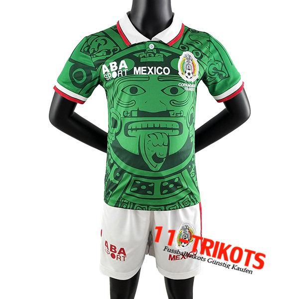 Mexiko Retro Kinder Heimtrikot 1998