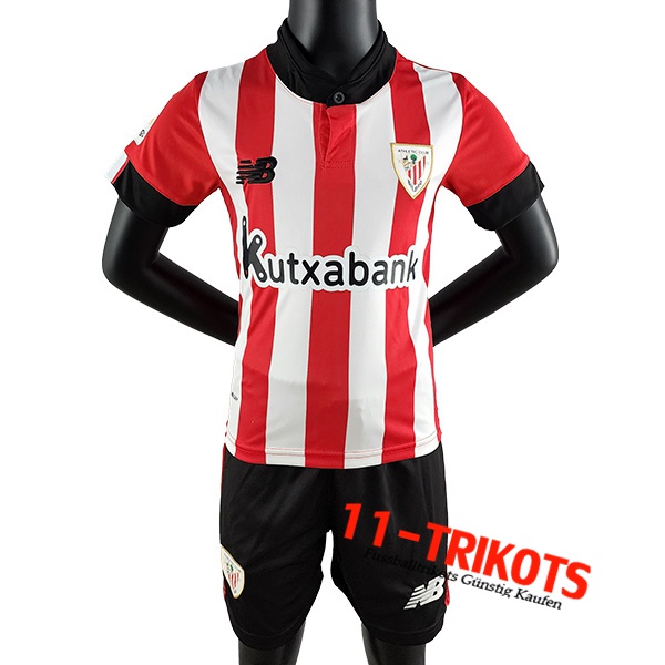 Neues Athletic Bilbao Kinder Heimtrikot 2022/2023
