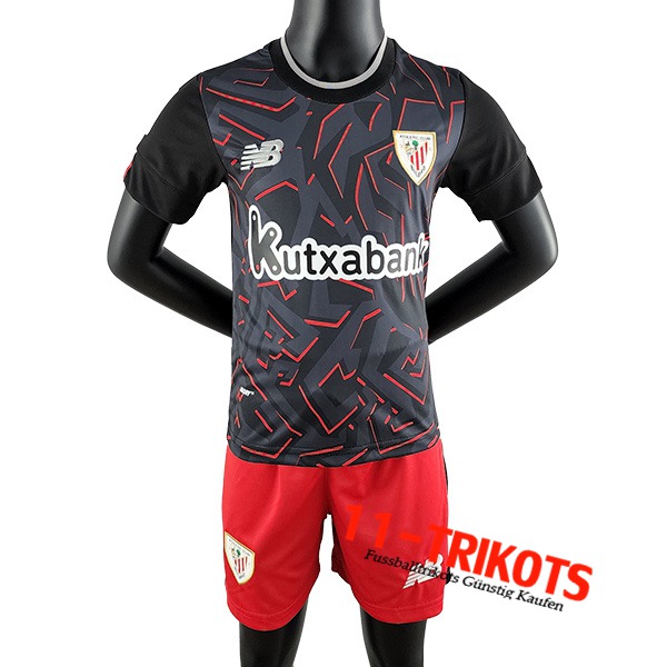 Neues Athletic Bilbao Kinder Auswärtstrikot 2022/2023