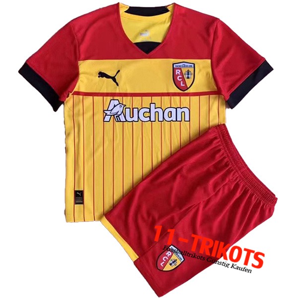 Neues RC Lens Kinder Heimtrikot 2022/2023