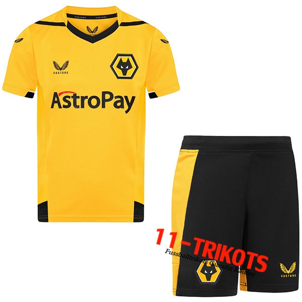 Neues Wolves Kinder Heimtrikot 2022/2023