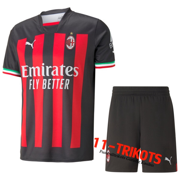 AC Milan Heimtrikot + Shorts 2022/2023