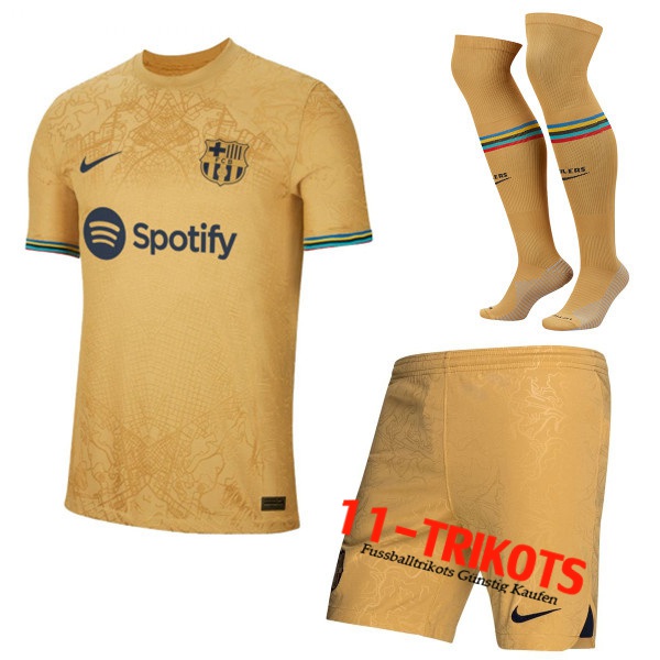 FC Barcelona Auswärtstrikot (Shorts + Socken) 2022/2023